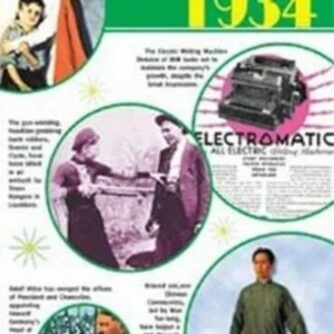 The Time Of Your Life: 1934