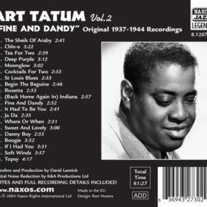 Art Tatum Vol. 2, Fine And Dandy, Original Recordings 1937-1944