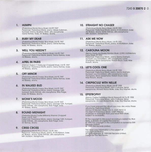The Thelonious Monk Collection