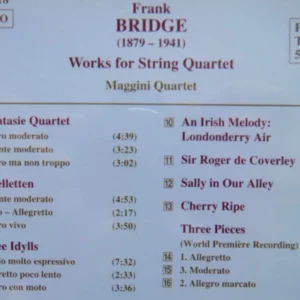 Bridge: Works for String Quartet