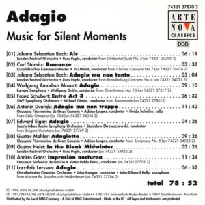 Adagio - Music For Silent Moments