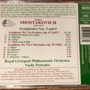 Shostakovich: Symphonies 5 & 9