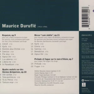 Requiem - Quatre Motets - Messe - Prélude Et Fugue