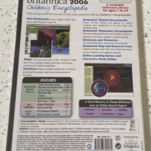 Encyclopaedia Britannica 2006 Children's Encyclopedia