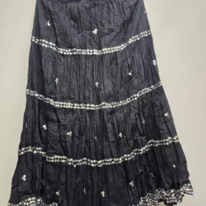 Crimpled Tiered Skirt