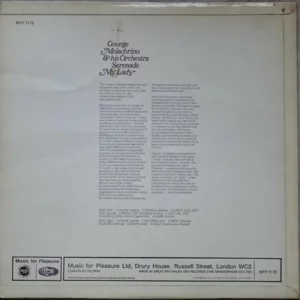 George Melachrino & His Orchestra - Serenade My Lady, LP, (Vinyl)