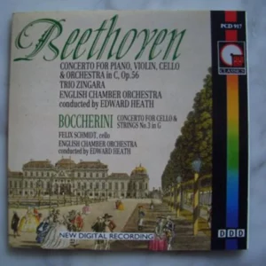 - Beethoven; Concerto for Piano, Violin, C