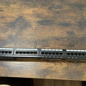Pro Signal 24 Port Cat 5e Patch Panel