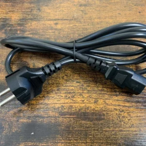 IEC C13 to Euro Plug Mains 2 pin Cable European Kettle Lead Monitor PC