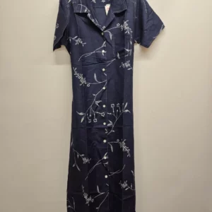 Navy Floral Maxi Dress