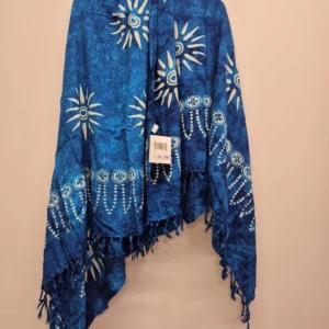 Blue Decorative Shawl