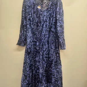 Long blue dress