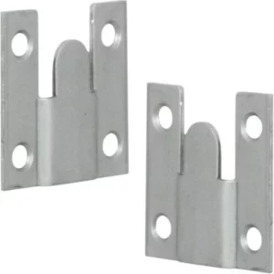 Flush Mount Hidden Slide Mirror Frame Headboard Brackets 37.5mm