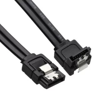 ASUS Locking SATA Cables 6Gbps Serial Hard Drive 50cm DATA Leads [2 Pack] Black
