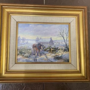 Framed Art Painting Landscape