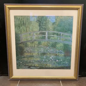 Claude Monet Bridge Framed Art