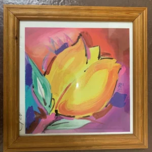 Framed Floral Art Print