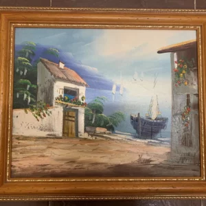 Seascape Oil Painting Frame