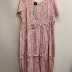 Her Style Pink Cotton Dress