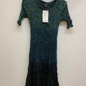 Green Black Dress