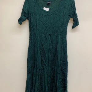 Green Crinkled Dress Size S