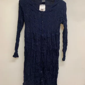 Navy Blue Long Sleeve Dress