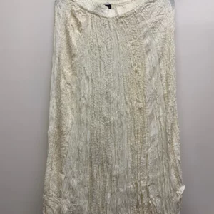 HerStyle Ecru Pleated Skirt