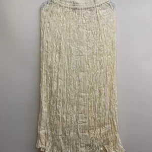 Her Style Ecru Pleated Skirt