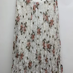 Manya Floral Pleated Skirt