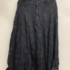 Black Cotton Skirt