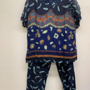Mac & Maggie Blue Printed Set