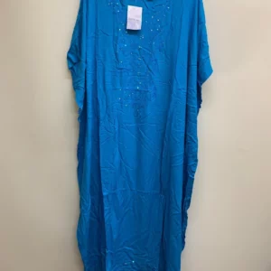 Blue Viscose Kaftan