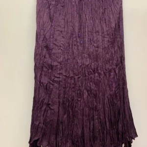 Classic Purple Crinkled Skirt