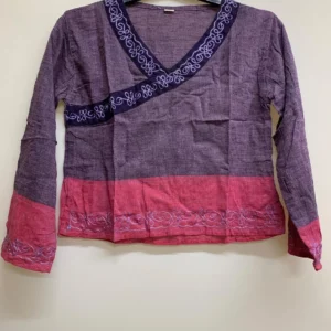 Purple and Pink Cotton Top