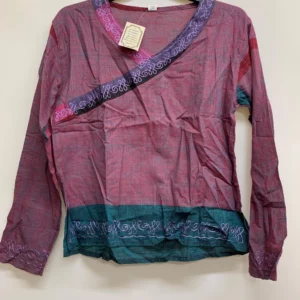 Cotton Embroidered Top Size M