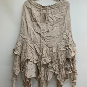 Classic S/M Crinkled Skirt Beige