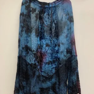 Classic Velvet Skirt Blue Black