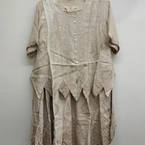 Embroidered Top and Skirt Set
