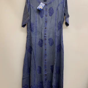 Vintage Purple Embroidered Dress S/M