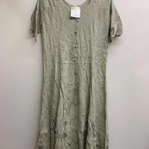 Viscose Green Dress S/M