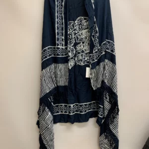 Navy Blue Printed shawl