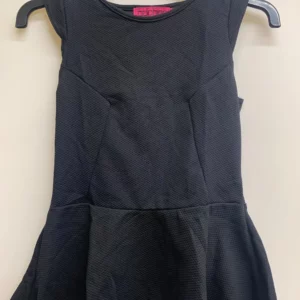 Boohoo Black Peplum Top