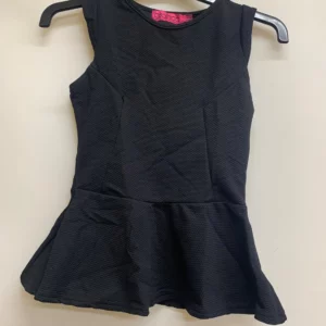 Boohoo Black Peplum Top