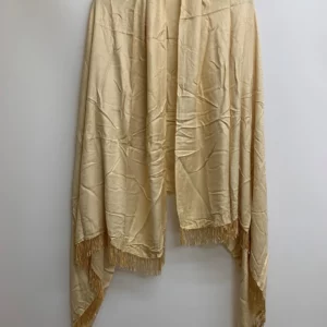 Vintage Viscose Scarf With Fringe