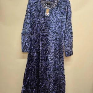 Long blue dress