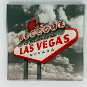 Las Vegas Coaster Glass – Heat Resistant & Decorative