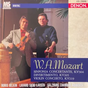 Sinfonia Concertante KV364; Divertimento KV205; Violin Concerto