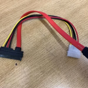 7 Pin SATA Serial to SAS 29 Pin & 4 Pin Connector Power Cable Lead Adapter
