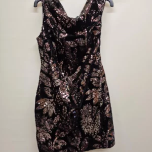 Sequin Floral Dress