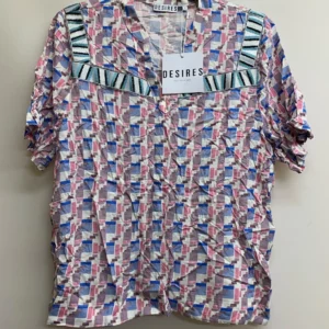 Desires Multi-Color Short Sleeve Top